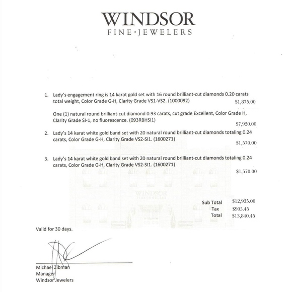 1.1cDiamond Engagement Ring! AppraisalGuaranteed! - Picture 3 of 5