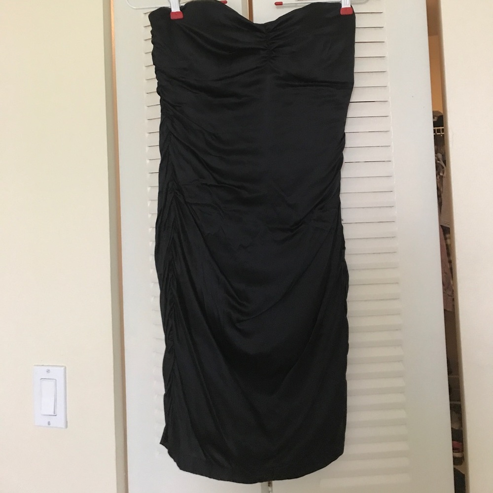 Black mini dress