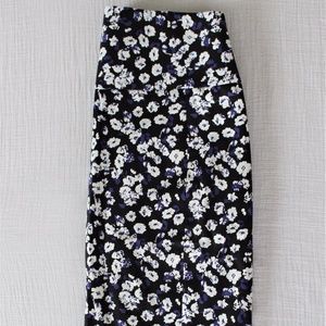 Express High Waisted Floral Pencil Skirt