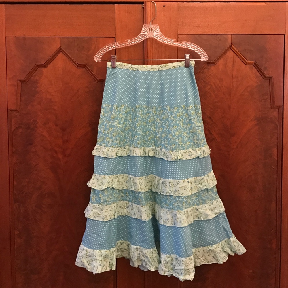 April Cornell - Tiered Skirt in 100% Cotton