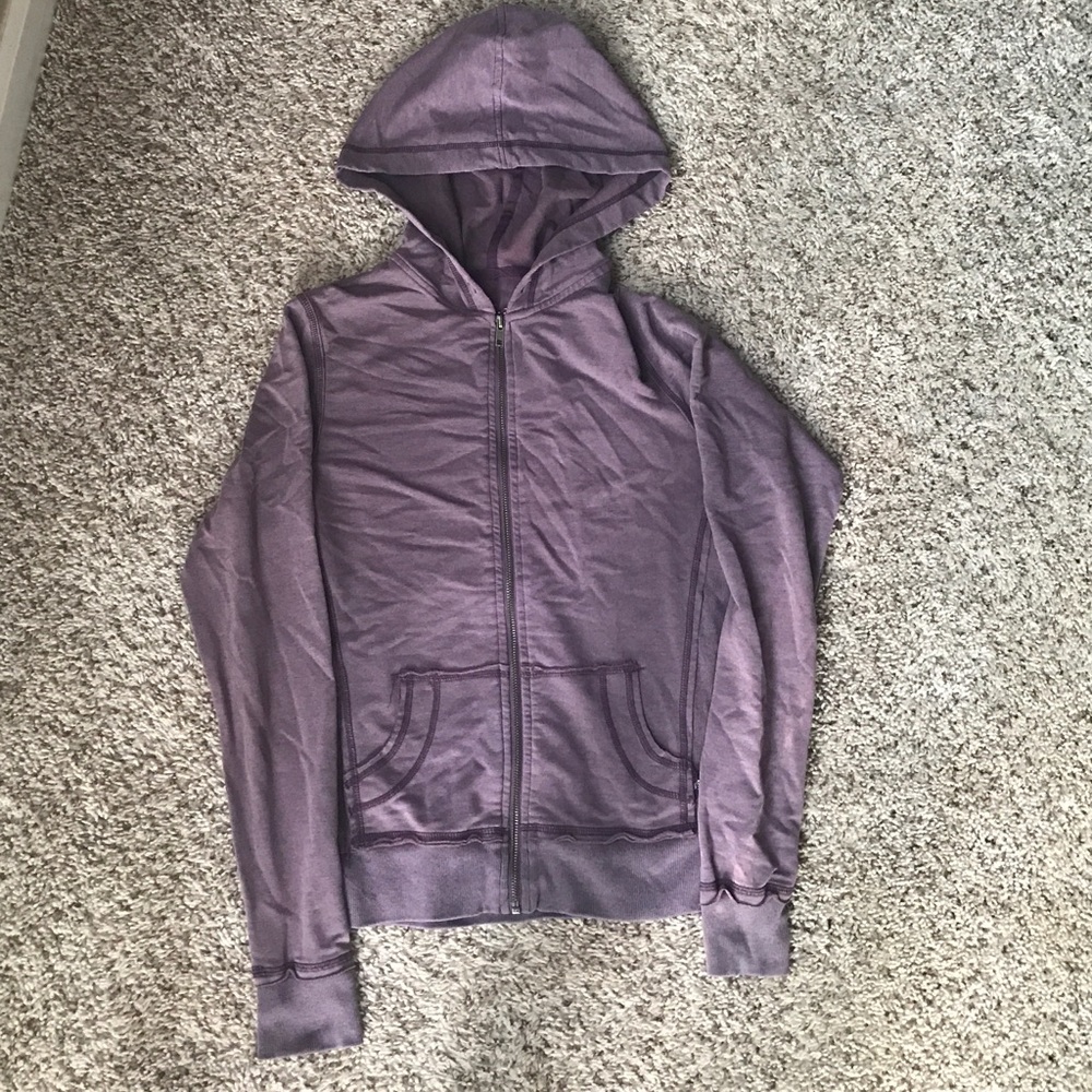 Plain purple hoodie