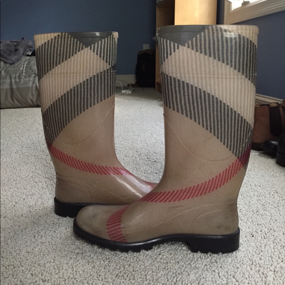 Burberry Big Check Rain boots