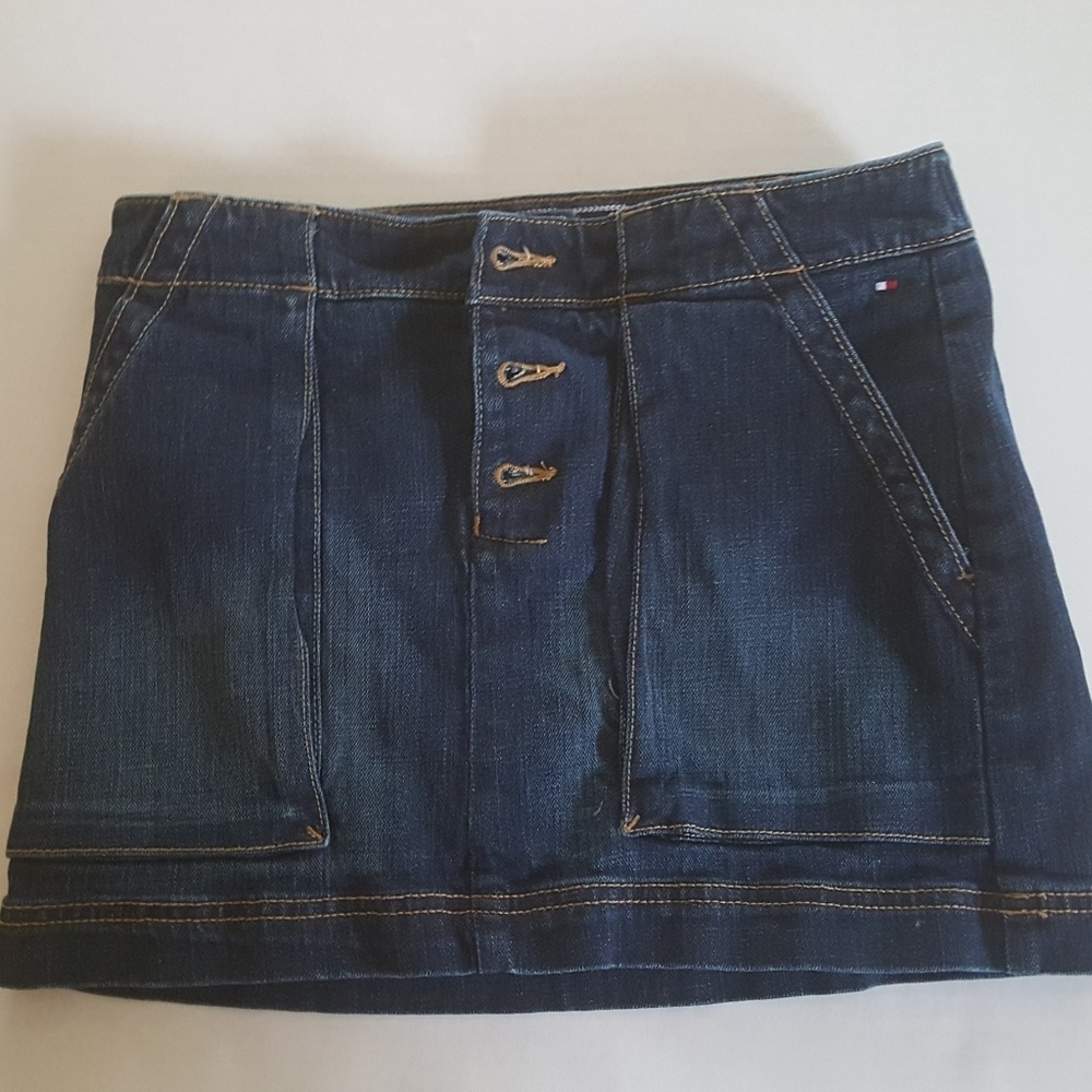 💕Girls Tommy Hilfiger Jean Skirt