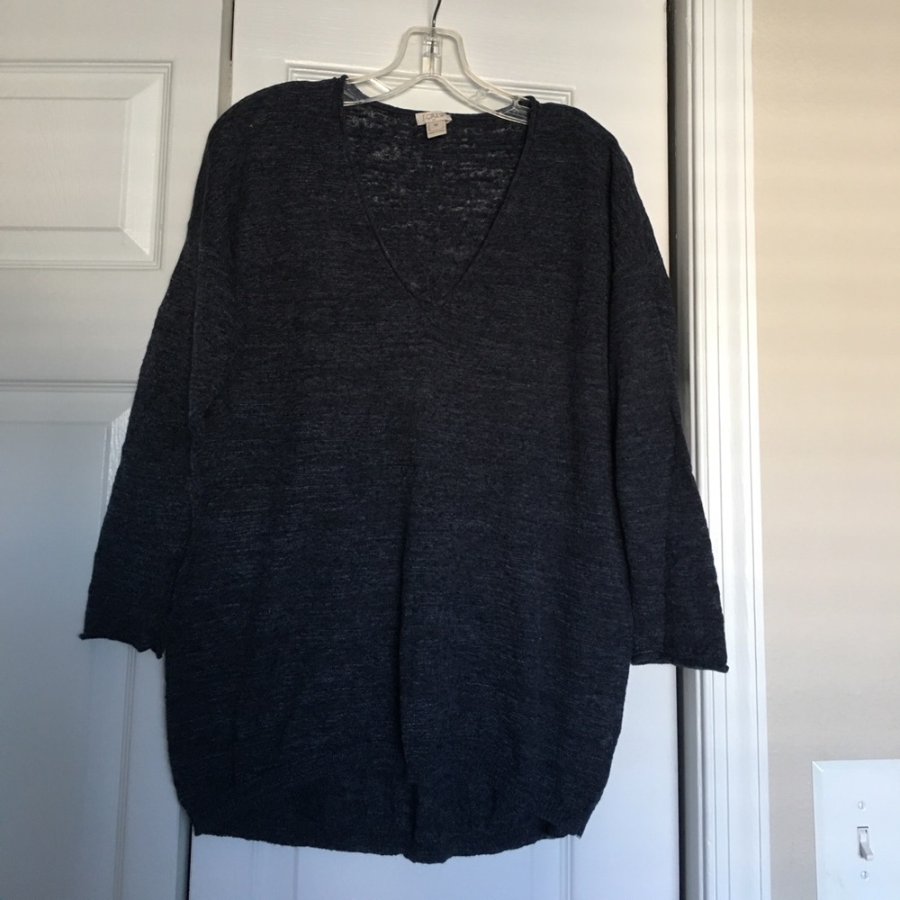 Jcrew 3/4 sleeve sweater
