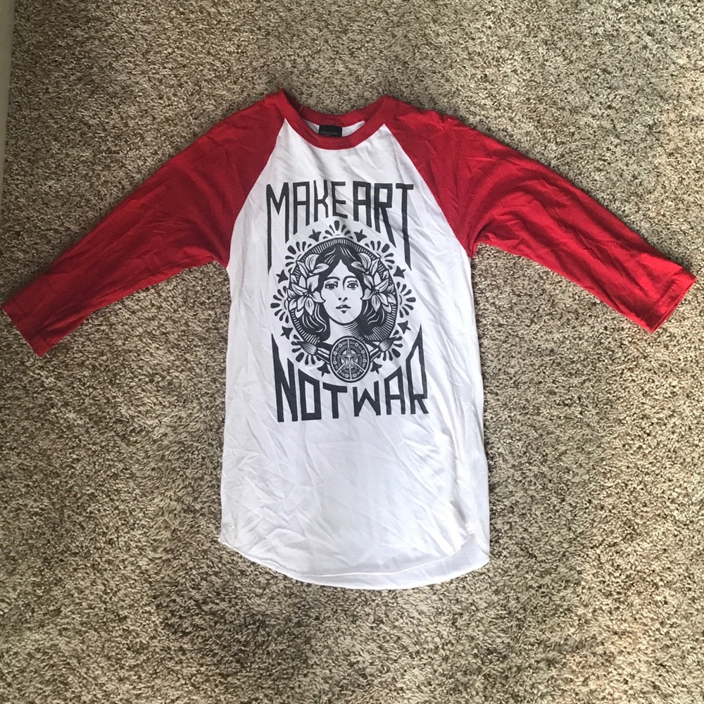 Obey baseball tee NWOT