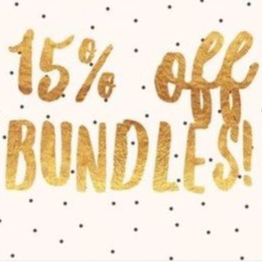 15% off bundles!
