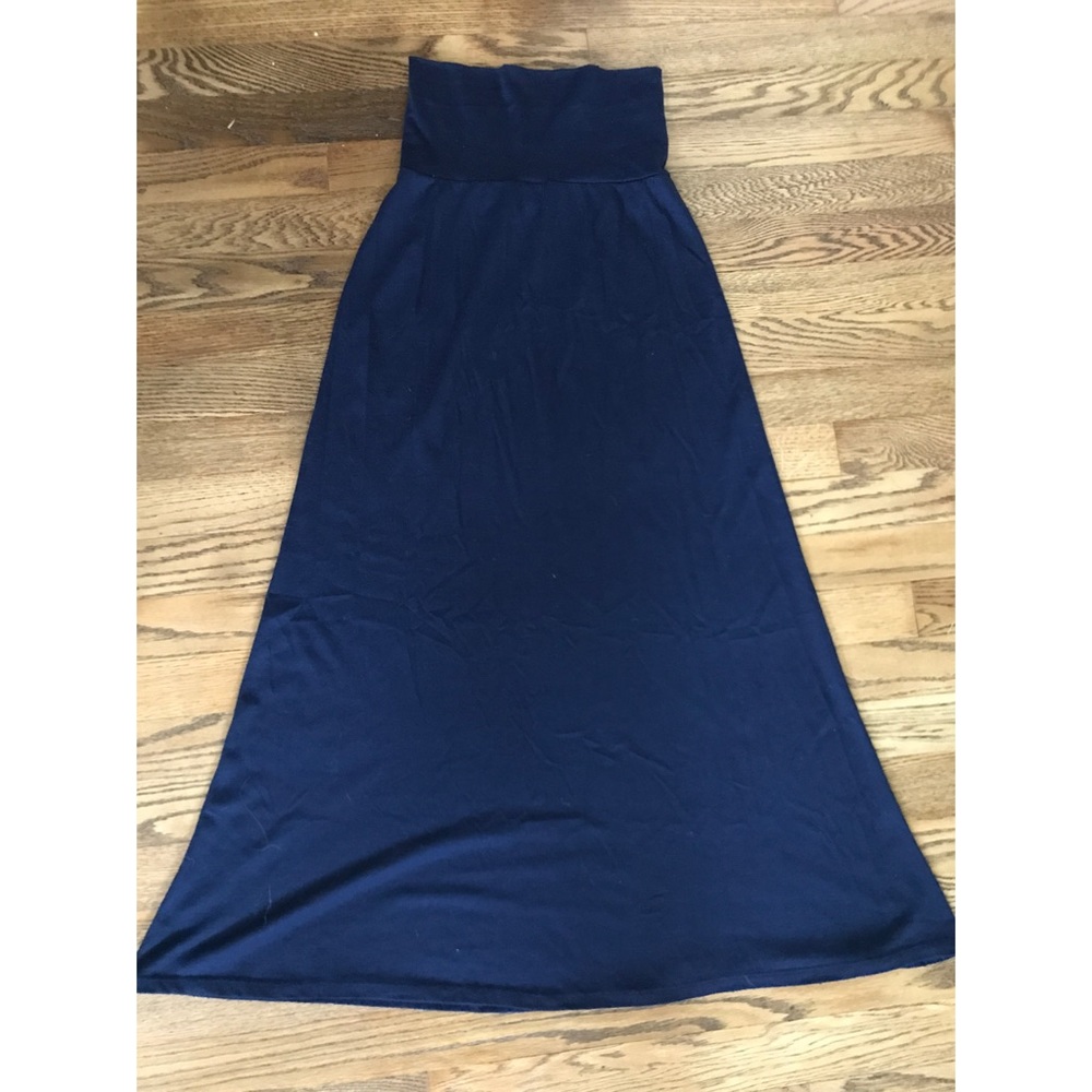 Lilly White Jersey Maxi Skirt
