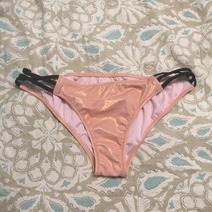 VS Metallic Pink Bikini Bottoms