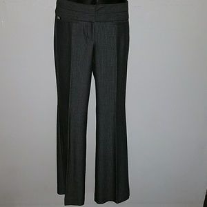 Express Dark Grayish Pin Stripe Dress Pant