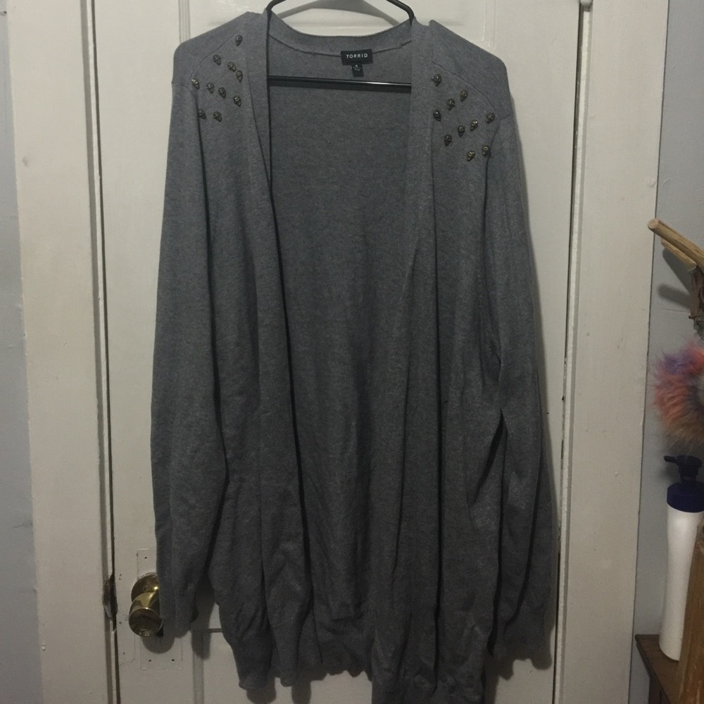 Torrid skull detail cardi