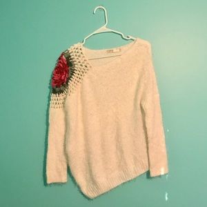 Asymmetrical Soft Fuzzy Sweater