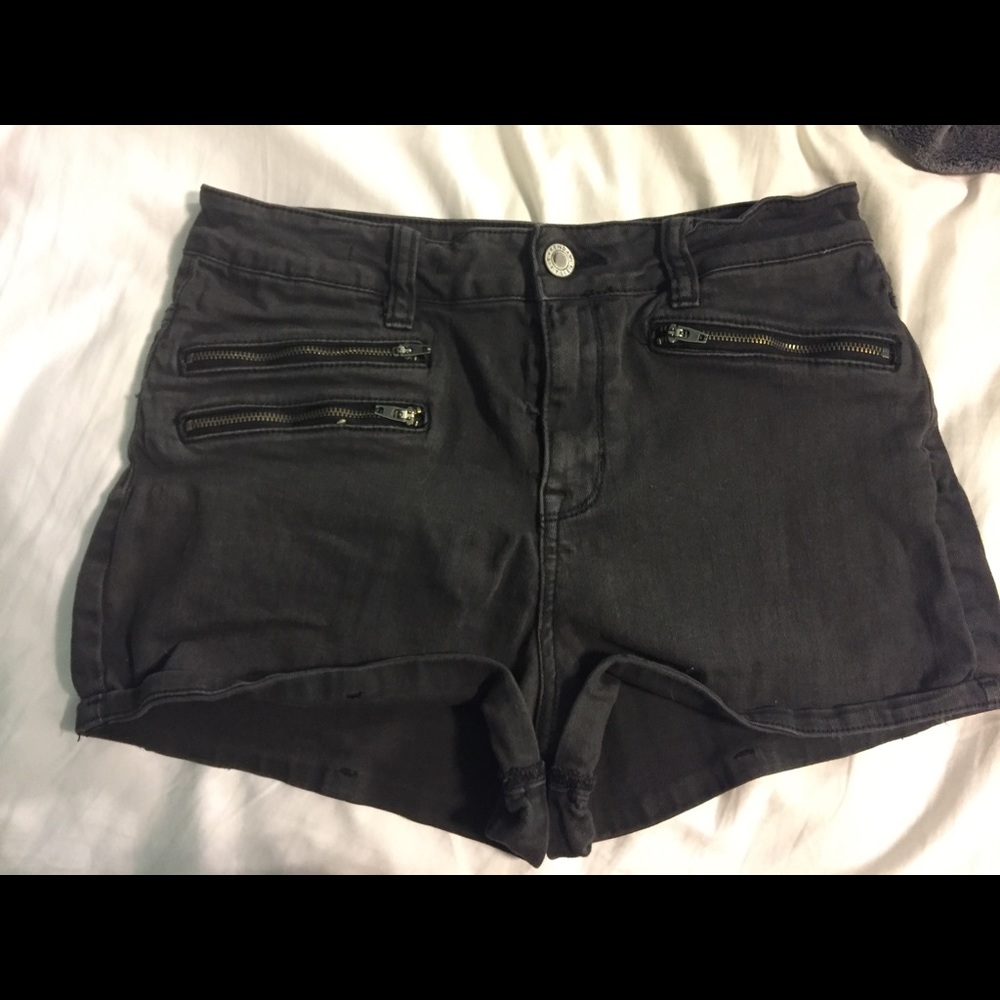 Black Zipper Shorts from Kendall & Kylie