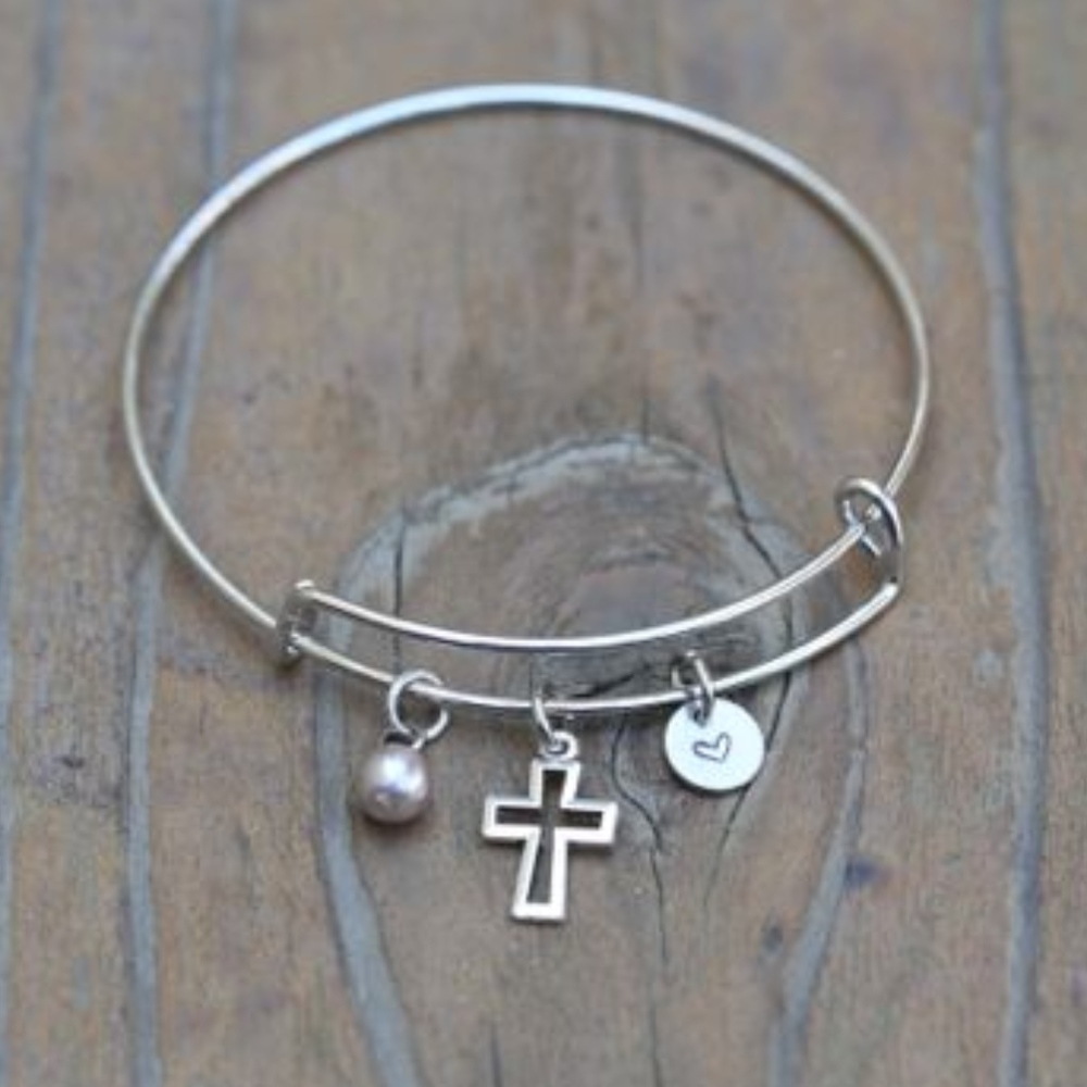2/$15 ☀️ New Antique Silver Bangle Bracelet