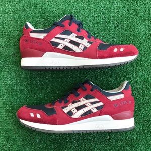 ASICS Gel Lyte III burgundy, navy