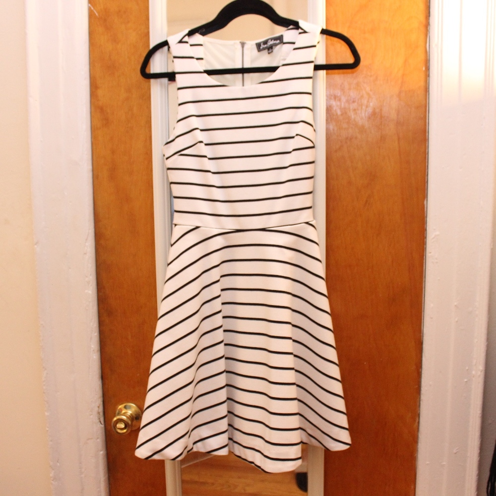 Striped Sam Edelman dress with mesh back