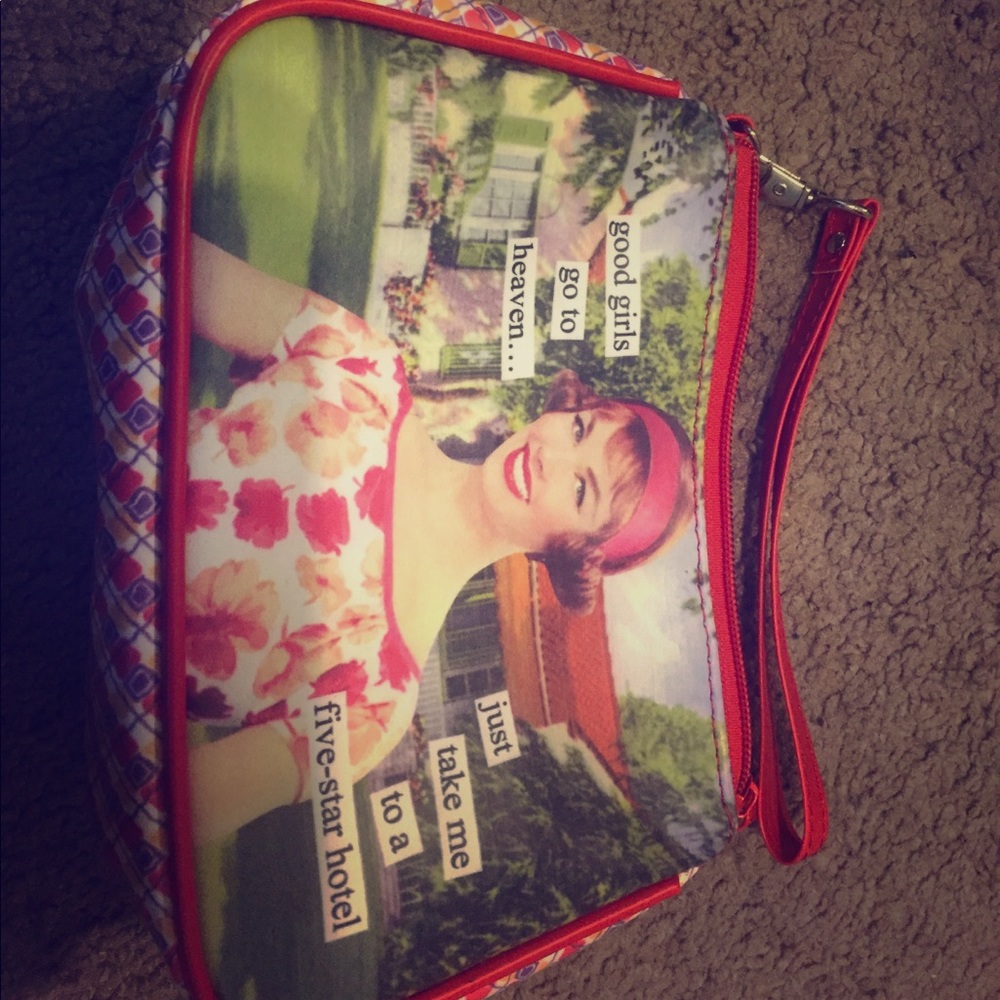 Adorable makeup bag