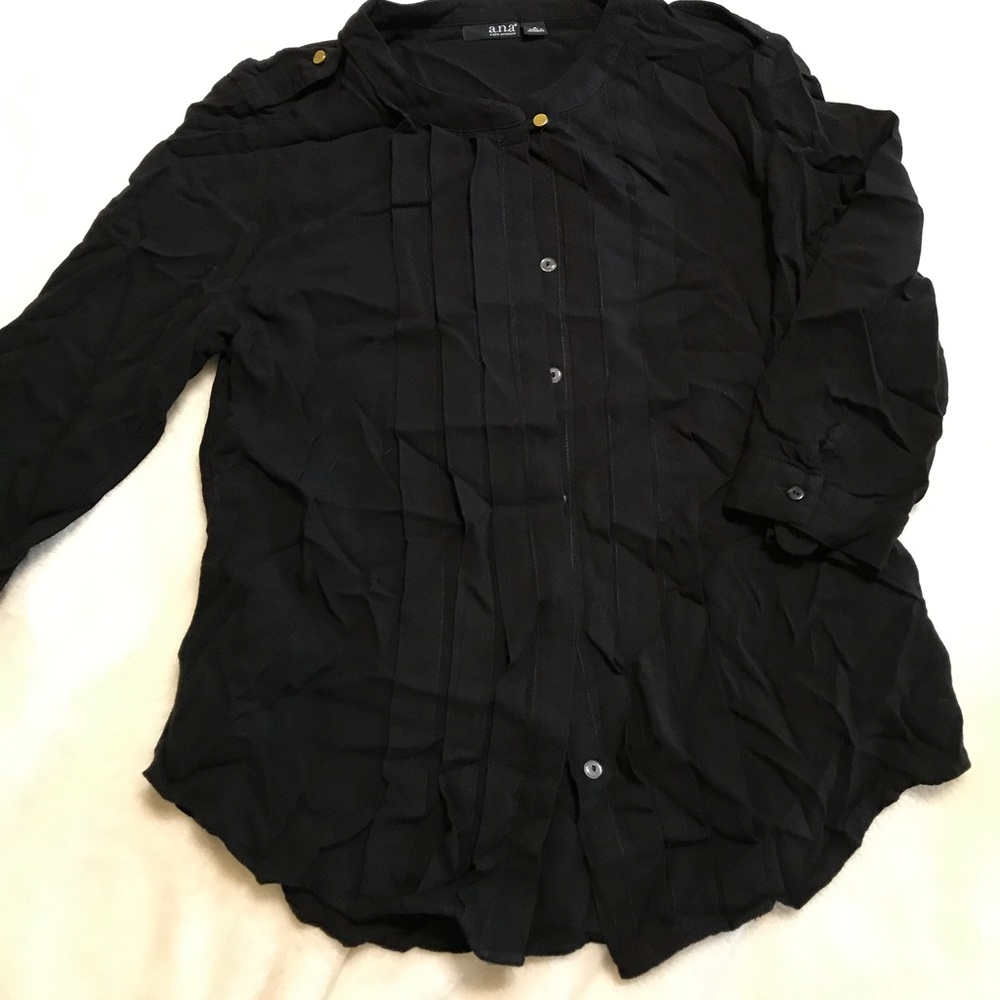 Black fashion blouse