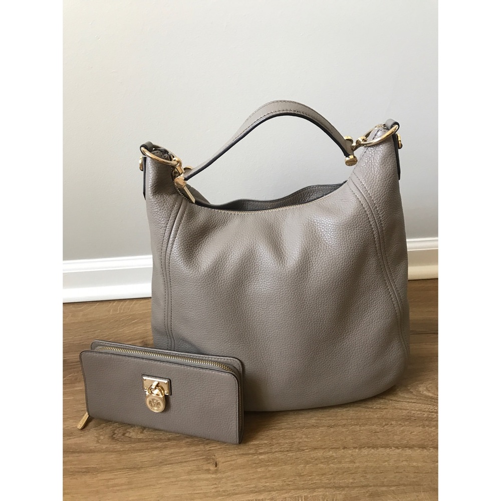MK Large Frances Bag Taupe