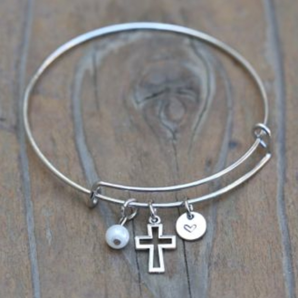 2/$15 ☀️ New Antique Silver Bangle Bracelet