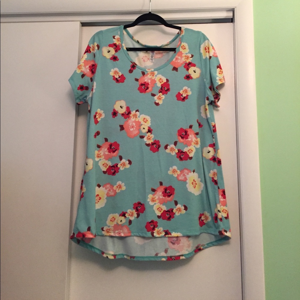 Mint Floral Classic Tee