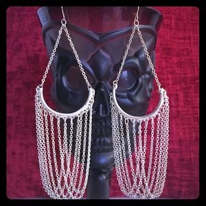 Long dangle earrings