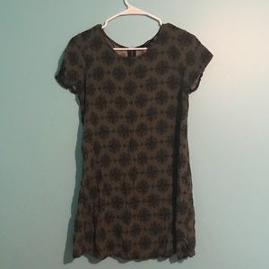 Green Forever 21 Patterned Dress