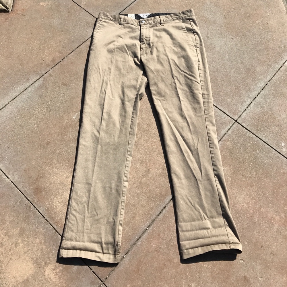 Volcom mens khaki pants size 36