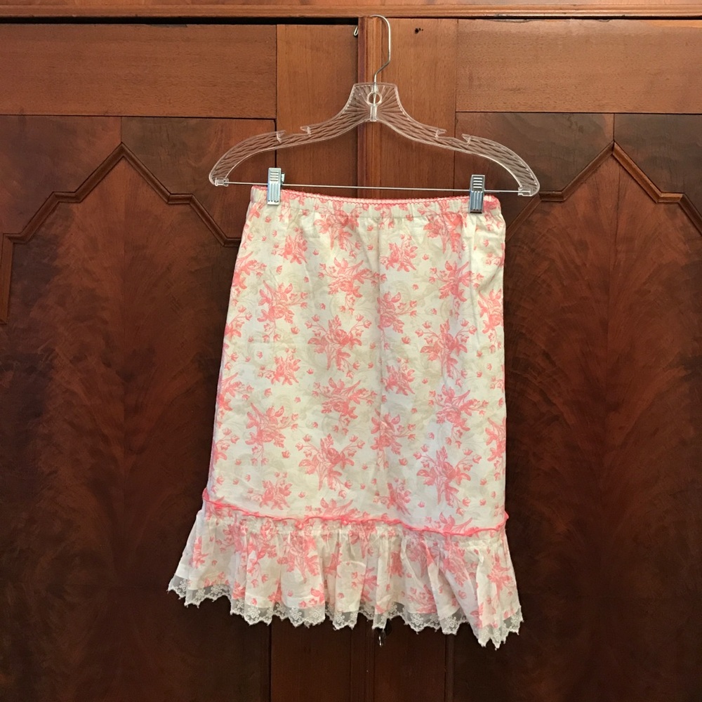 Toile Print Skirt - 100% Cotton