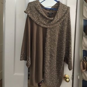 EUC Long cowl thin sweater 3/4sleeves from Macy's