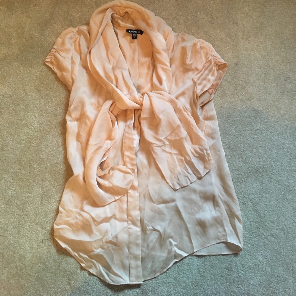BEBE Sheer Top
