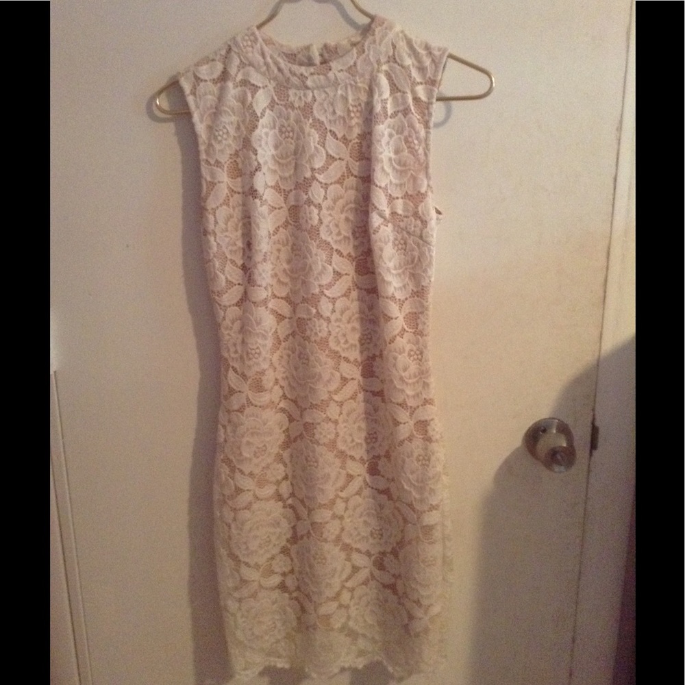 Lace up dress