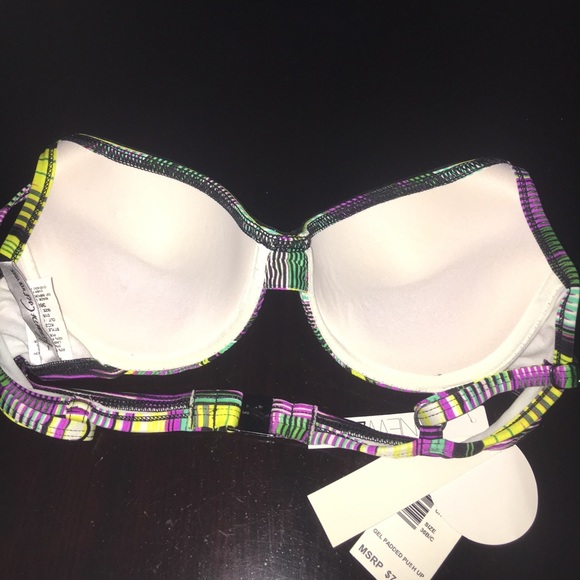 Kenneth Cole bikini top size 36 B/C - Picture 2 of 5