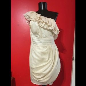 Elegant creme dress