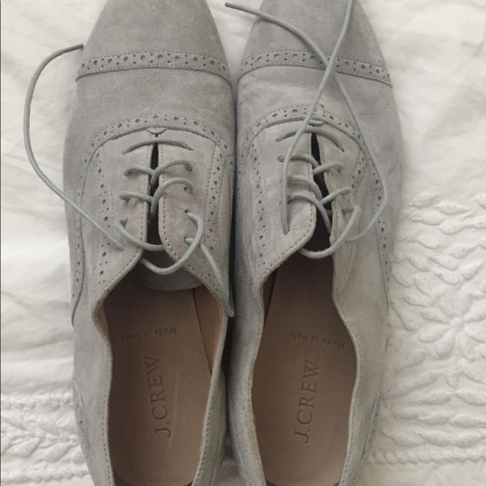 Italian suede oxfords