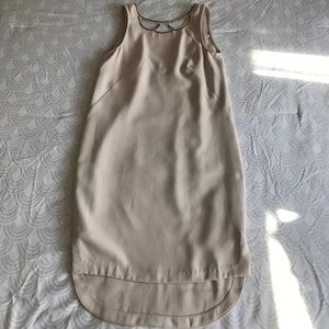 Cream Knee Length Flapper Dress