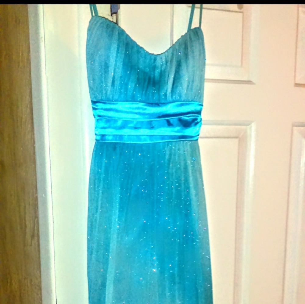 Blue Sparkly Cocktail Dress