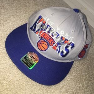 New York Knicks SnapBack worn lightly.
