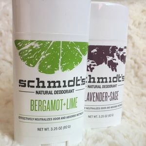 Schmidt's Natural Deodorant - 2 full-sized sticks