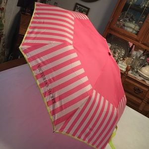 Victoria's Secret Hot Pink & Lime Green Umbrella