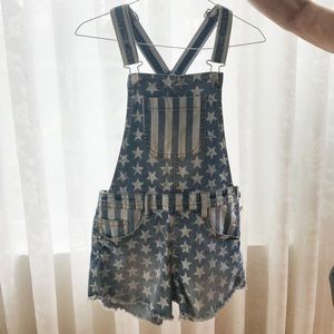 Americana Denim Overalls