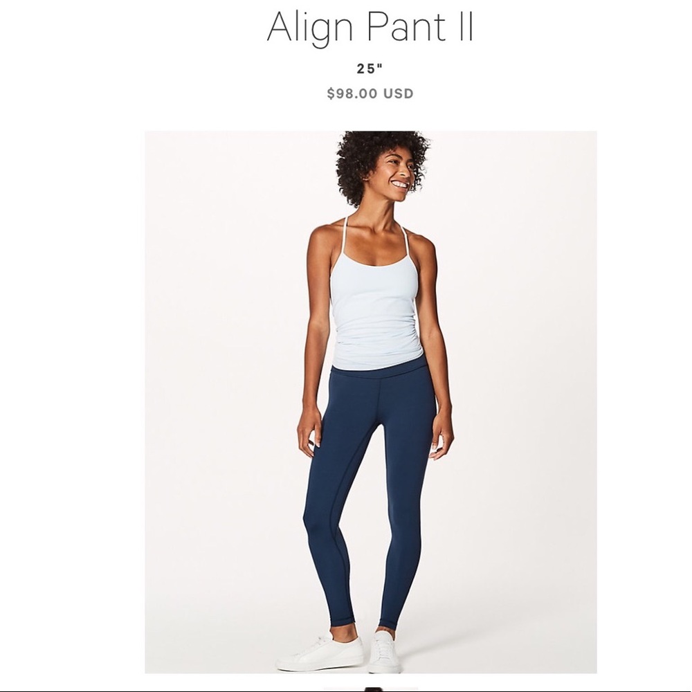 Lululemon 7/8 Align Pant II
