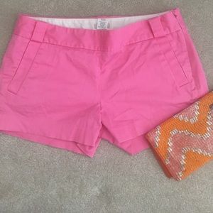 Jcrew hot pink shorts 10"