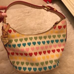 Dooney & Bourke Heart Pattern Shoulder Bag