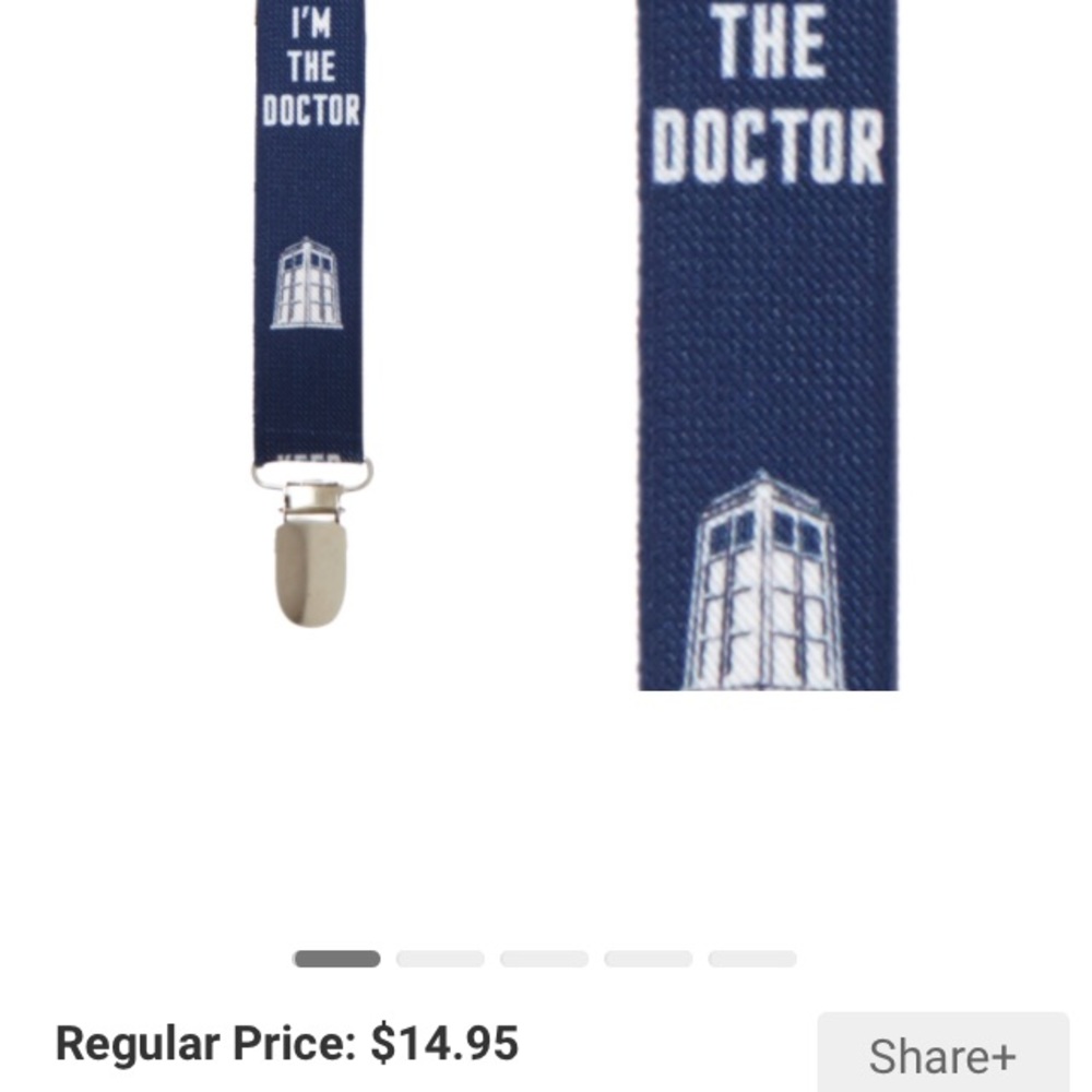 Doctor Who Suspenders