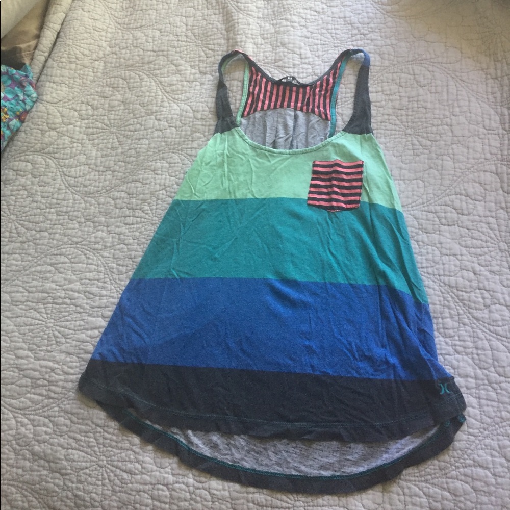 STRIPED HURLEY TANK TOP