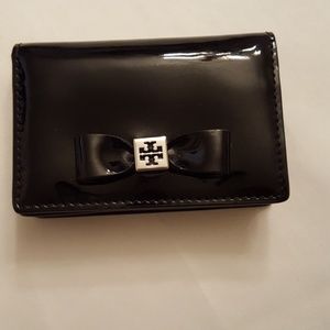 Tory Burch Patent Leather Card Case.