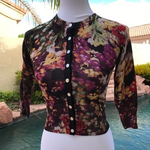 Karen millen floral cardigan