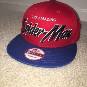 Spider-Man SnapBack worn lightly.