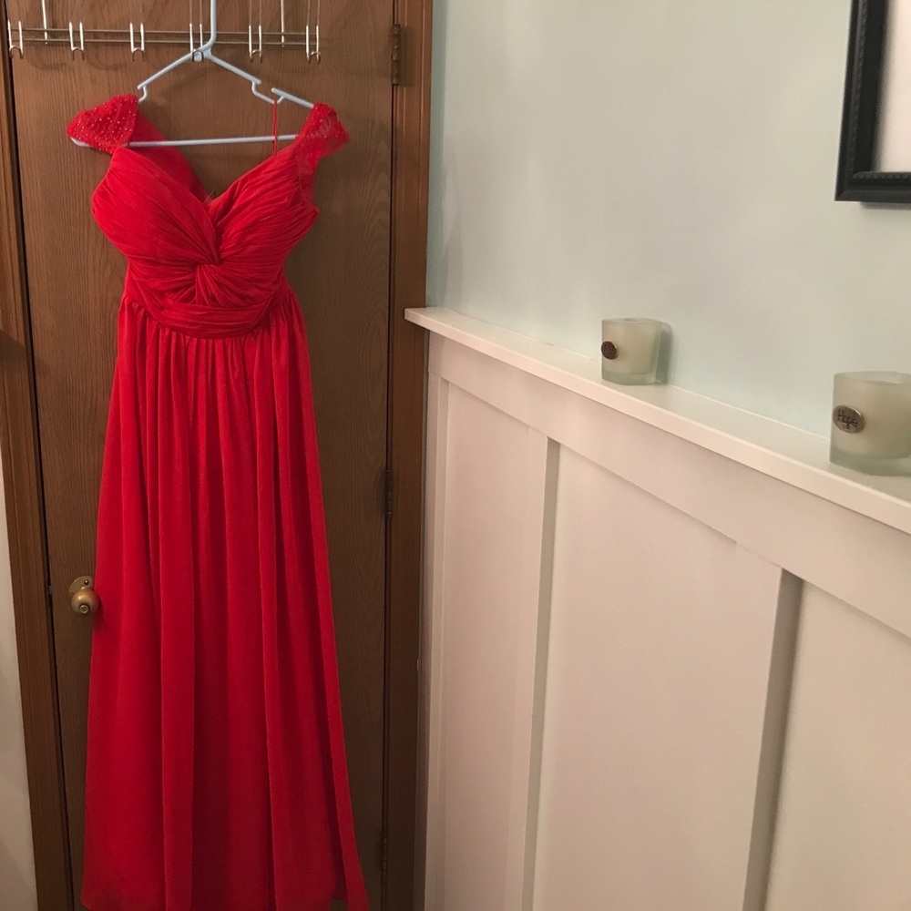 Red prom dress