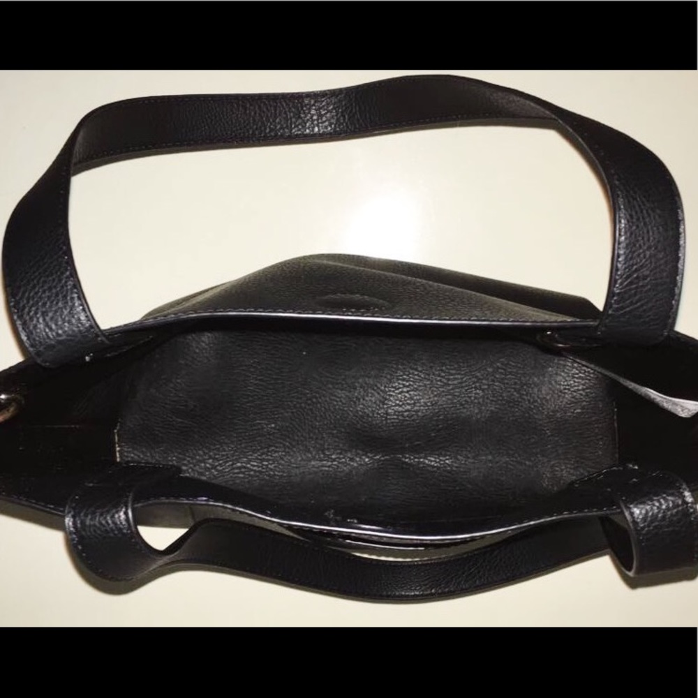 Black tote bag